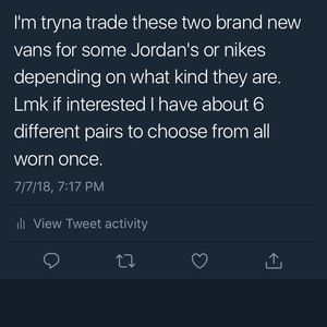 Trading vans for retro Jordan's or nikes
